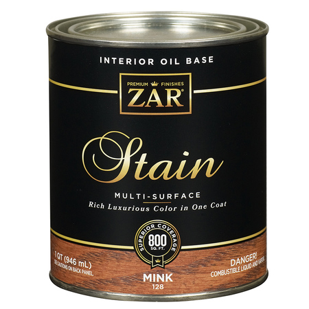 ZAR 1 Qt Mink Zar Interior Oil-Based Wood Stain 12812